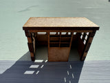 OO Gauge 1950's style Bus Shelter, 1/76 Scale 4mm model railway