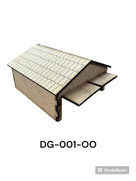 'OO' Gauge Double Garage Kit