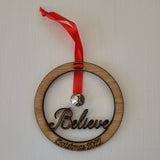 Believe Christmas Bauble