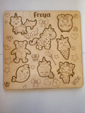 Unicorn wooden puzzle