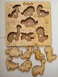 Dinosaur wooden puzzle
