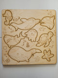 Under the sea wooden puzzle