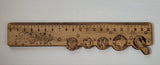 Personalised wooden ruler