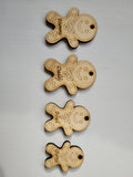 Family gingerbread baubles