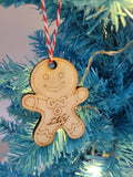 Family gingerbread baubles
