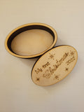 Personalised christmas keepsake box