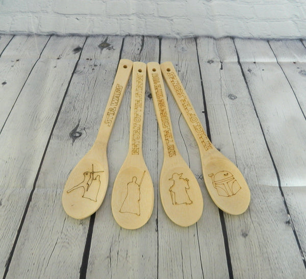 Themed wooden spoons (individual)