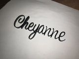 Acrylic Table or Place names