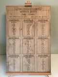 Oak Table Plan