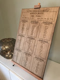 Oak Table Plan