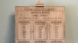 Oak Table Plan