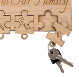 Keys to Our Family Jigsaw Key Holder