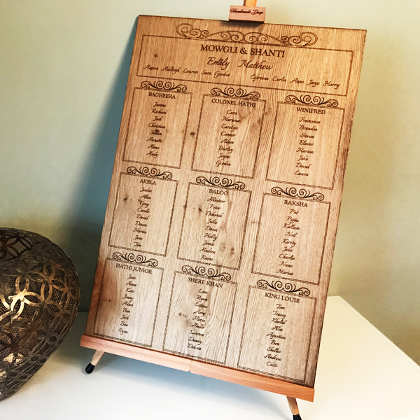 Oak Table Plan