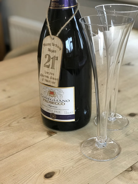 Personalised Birthday Bottle Tags