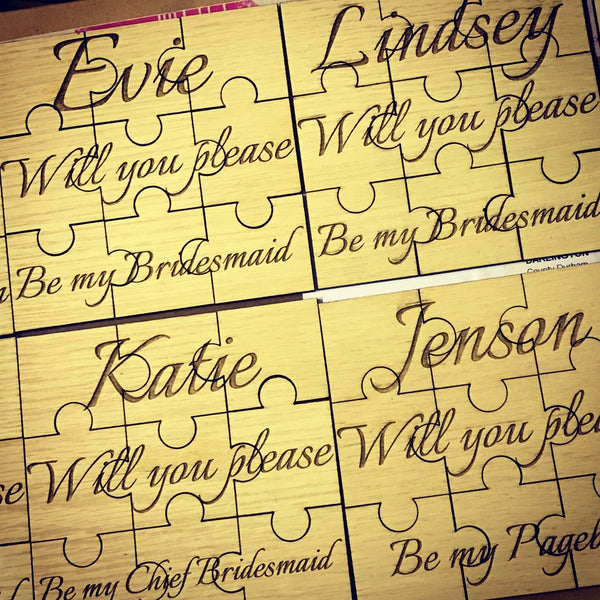 Ask Your Bridesmaids Jigsaw